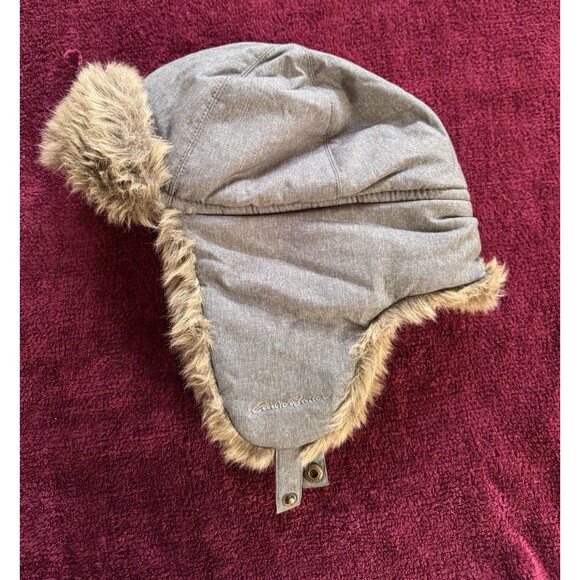 Eddie Bauer Men's Trapper Hat EUC  L/XL  Down Insulation - Picture 3 of 13
